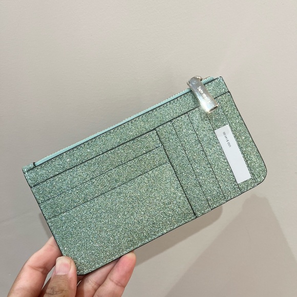 Kate Spade Kenzie Boxed Glitter Large Slim Cardholder # KK320 - Picture 3 of 6